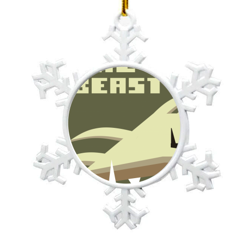 runescape - the beast - snowflake decoration by Controllart