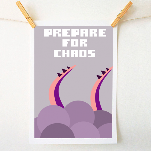 runescape - prepare for chaos - A1 - A4 art print by Controllart