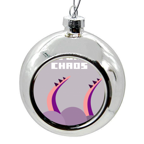 runescape - prepare for chaos - colourful christmas bauble by Controllart