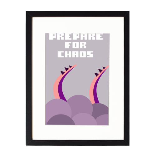 runescape - prepare for chaos - framed poster print by Controllart