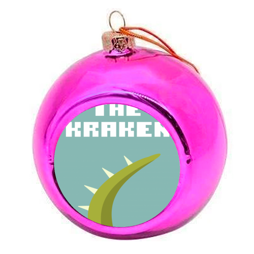 runescape - release the kraken - colourful christmas bauble by Controllart