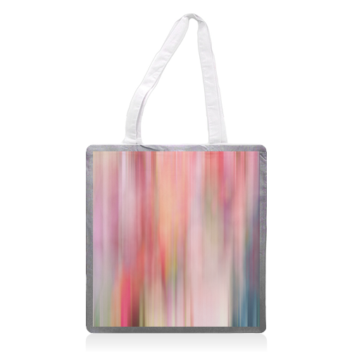 Roses Blur - printed tote bag by GS Designs