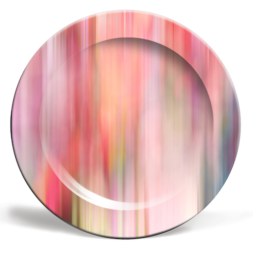 Roses Blur - ceramic dinner plate by GS Designs