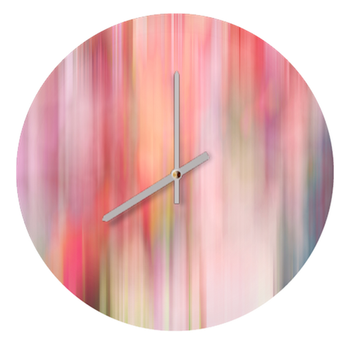 Roses Blur - quirky wall clock by GS Designs