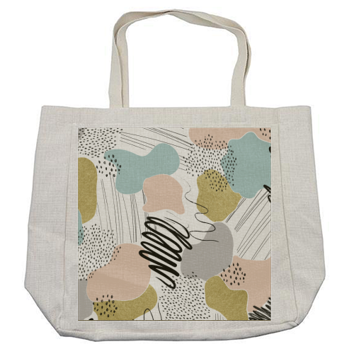 ABSTRACT PASTEL - cool beach bag by Dizzywonders