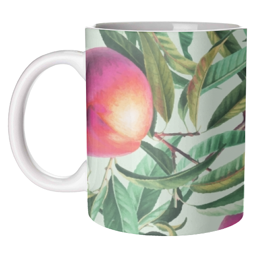 Sweet Peaches - unique mug by Uma Prabhakar Gokhale