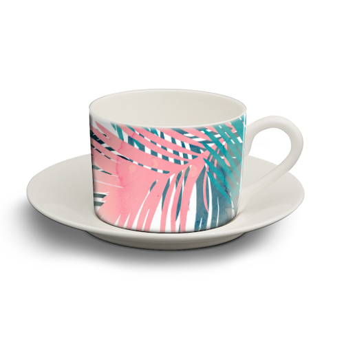 Jungle Pattern - personalised cup and saucer by EMANUELA CARRATONI