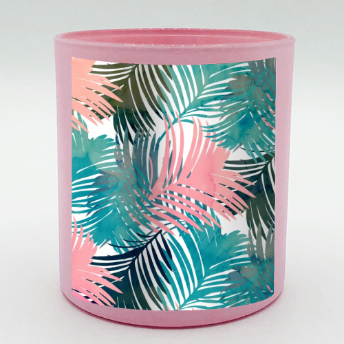 Jungle Pattern - scented candle by EMANUELA CARRATONI