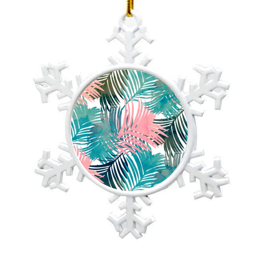 Jungle Pattern - snowflake decoration by EMANUELA CARRATONI