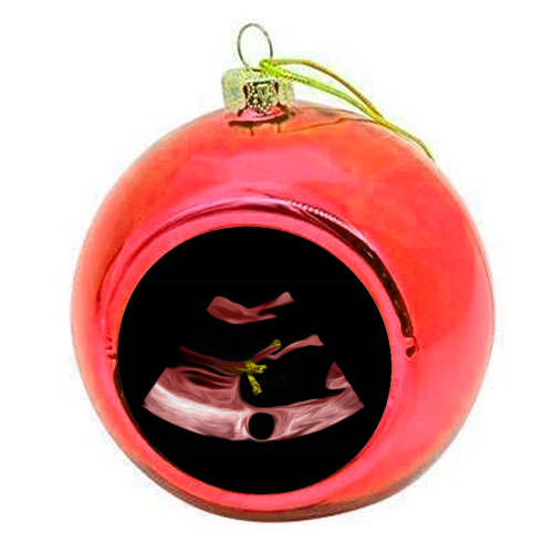 Heart - Infective Endocarditis - colourful christmas bauble by Echo Art