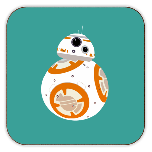 Star Wars BB-8 - personalised beer coaster by Danny Welch