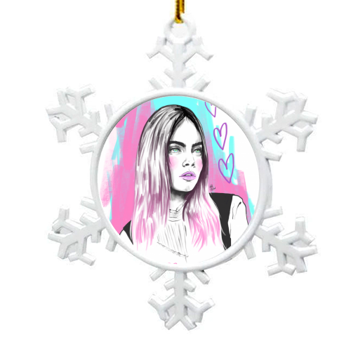 Cara - snowflake decoration by Mike Hazard