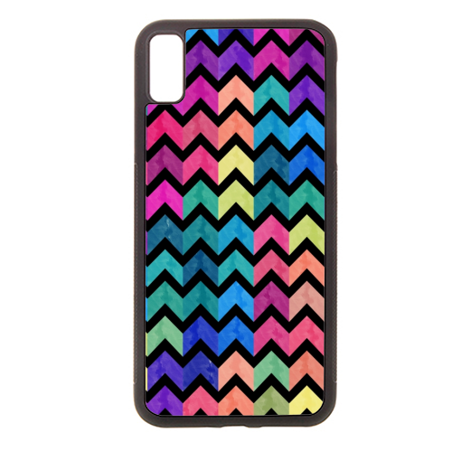 Colorful Chevron Pattern - Stylish phone case by Amir Faysal