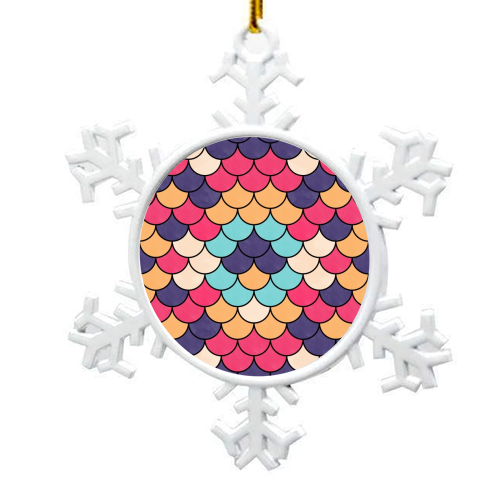 Lovely Pattern IX - snowflake decoration by Amir Faysal