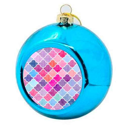 Lovely Pattern - colourful christmas bauble by Amir Faysal