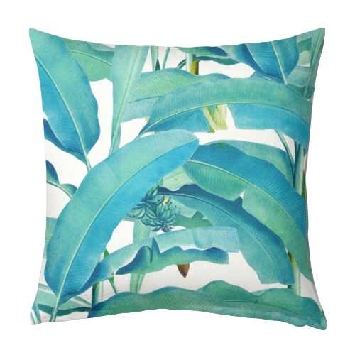Banana Forest - designed cushion by Uma Prabhakar Gokhale