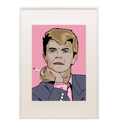 David Bowie '83. - framed poster print by Danny Welch