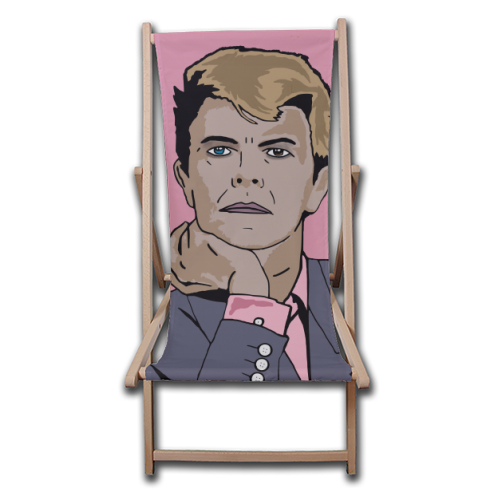David Bowie '83. - canvas deck chair by Danny Welch
