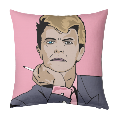 David Bowie '83. - designed cushion by Danny Welch