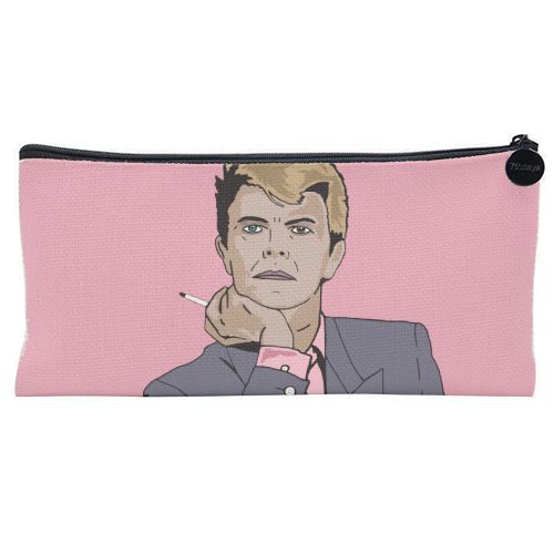 David Bowie '83. - flat pencil case by Danny Welch