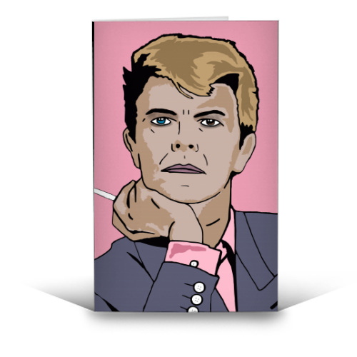 David Bowie '83. - funny greeting card by Danny Welch
