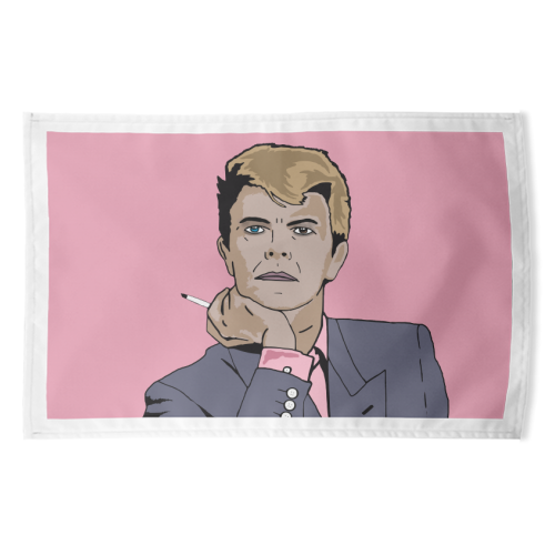David Bowie '83. - funny tea towel by Danny Welch
