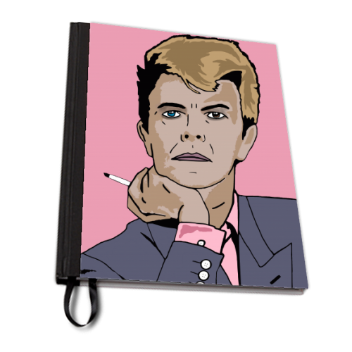 David Bowie '83. - personalised A4, A5, A6 notebook by Danny Welch