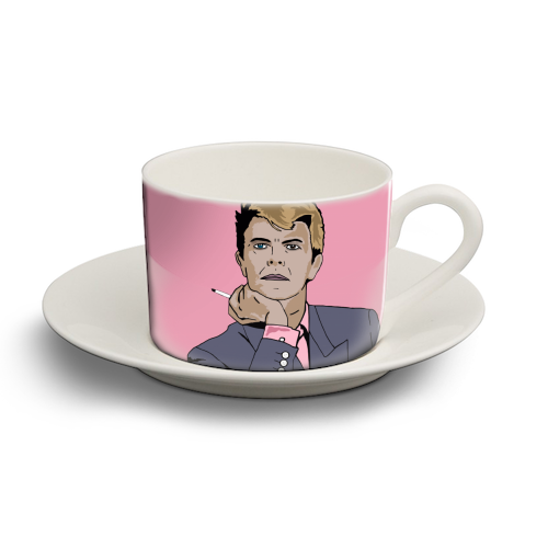 David Bowie '83. - personalised cup and saucer by Danny Welch