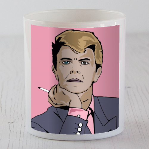 David Bowie '83. - scented candle by Danny Welch