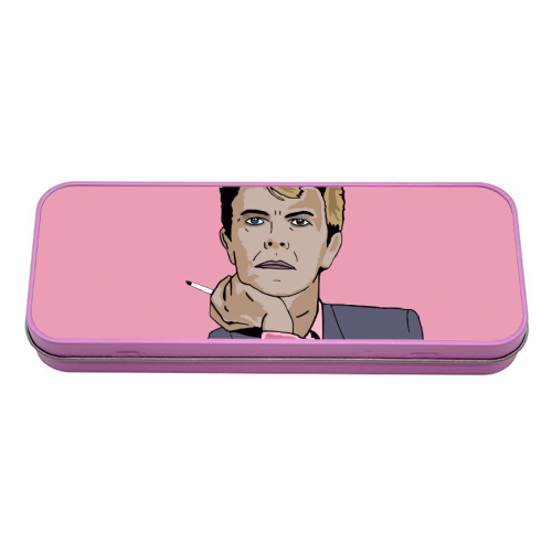 David Bowie '83. - tin pencil case by Danny Welch
