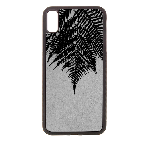Concrete Fern Black - stylish phone case by Emeline Tate