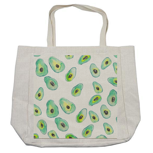 Avocados - cool beach bag by Michelle Walker