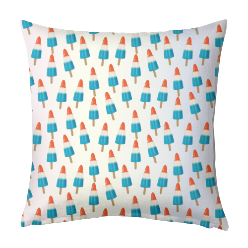 Blue Rockets - designed cushion by LozMac