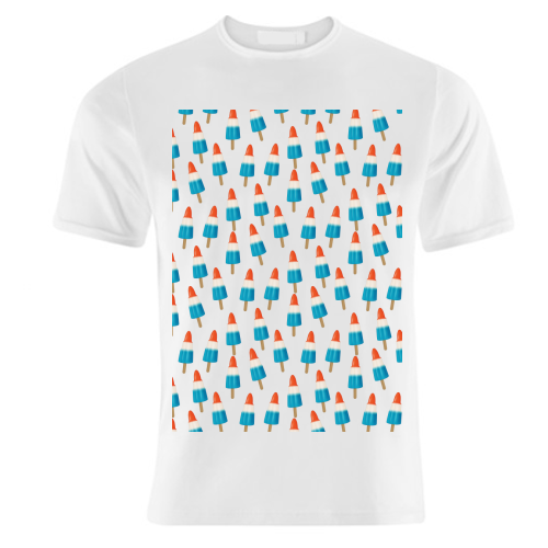 Blue Rockets - unique t shirt by LozMac