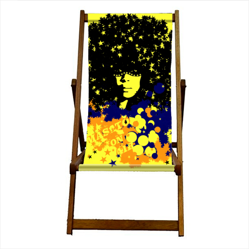 Miss Funk - canvas deck chair by Masato Jones