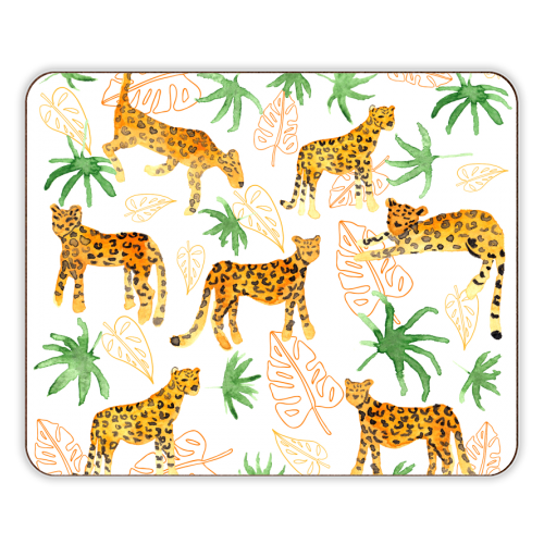 Jungle Leopards - designer placemat by Michelle Walker