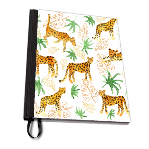 Jungle Leopards - personalised A4, A5, A6 notebook by Michelle Walker