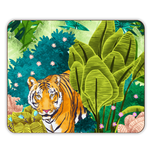 Jungle Tiger - designer placemat by Uma Prabhakar Gokhale