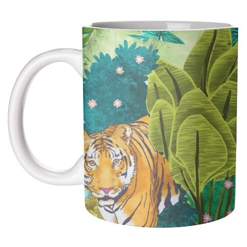 Jungle Tiger - unique mug by Uma Prabhakar Gokhale