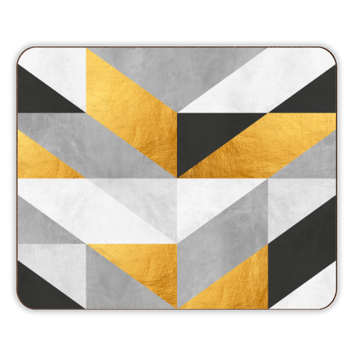Gold Composition - designer placemat by Vitor Costa