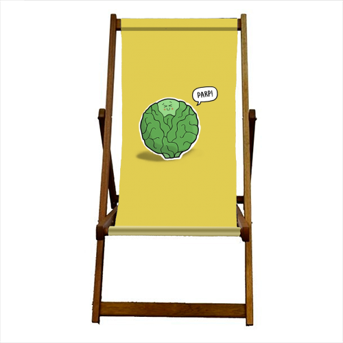 Sprout - canvas deck chair by Carl Batterbee