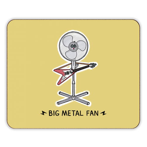 Big Metal Fan - designer placemat by Carl Batterbee