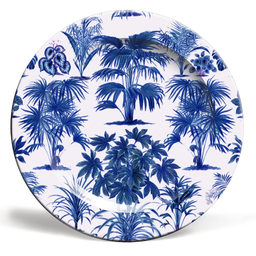 Palm Willow - ceramic dinner plate by Wallace Elizabeth