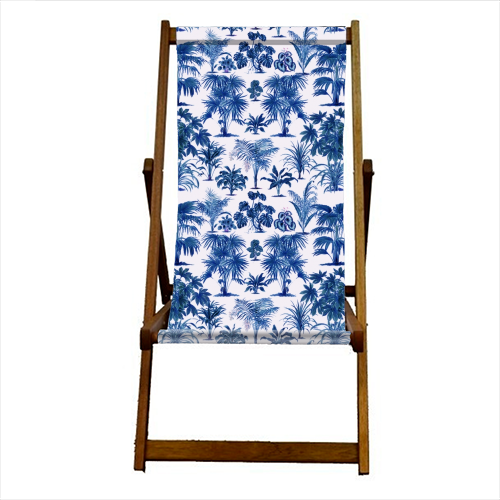 Palm Willow - canvas deck chair by Wallace Elizabeth