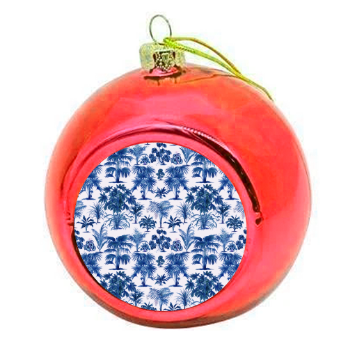 Palm Willow - colourful christmas bauble by Wallace Elizabeth