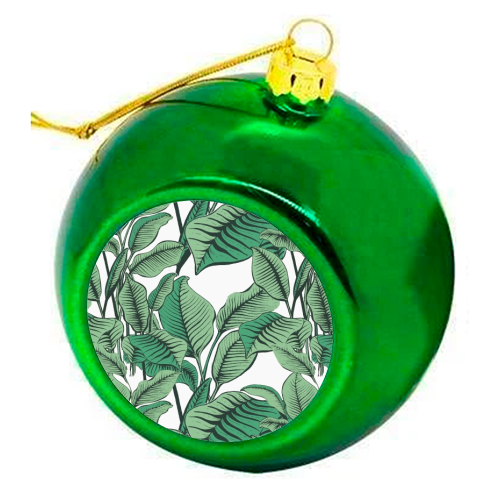 Palm - colourful christmas bauble by Wallace Elizabeth