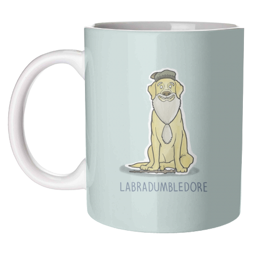 Labradumbledore - unique mug by Carl Batterbee