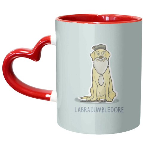 Labradumbledore - unique mug by Carl Batterbee