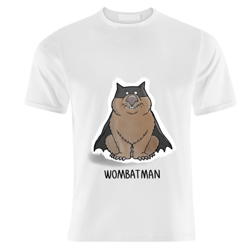 Wombatman - unique t shirt by Carl Batterbee