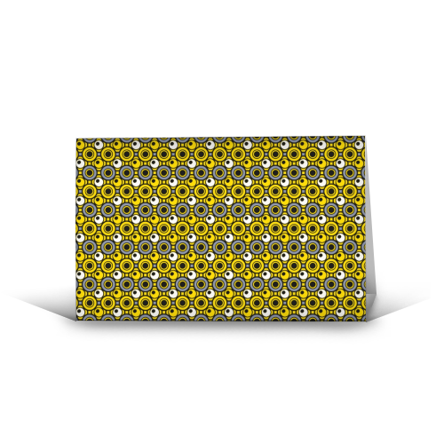 Dot in Yellow and Grey - funny greeting card by MarshallWild